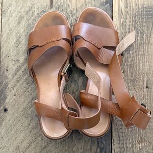 Madewell Tan Leather Women's Sandals